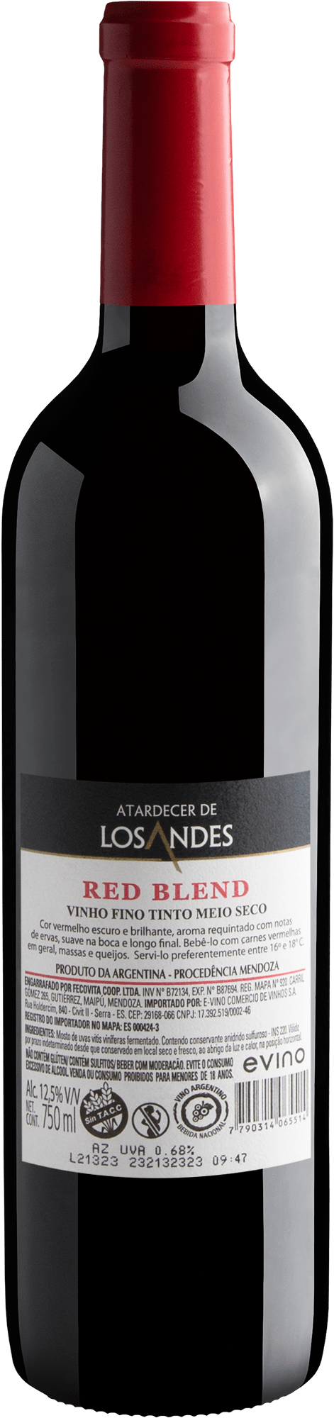 Atardecer De Los Andes Red Blend 2023 2