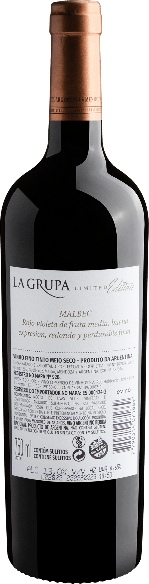 La Grupa Limited Edition Malbec 2023 2