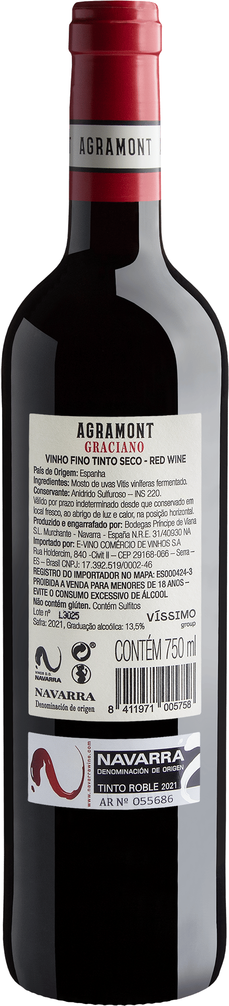 Agramont Graciano Navarra D.O. 2021 2