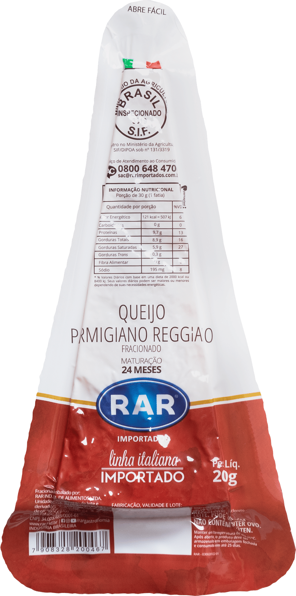 Queijo Parmigiano Reggiano RAR - 200g