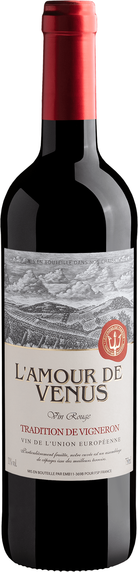 L'Amour de Venus Vin Rouge Tradition de Vigneron