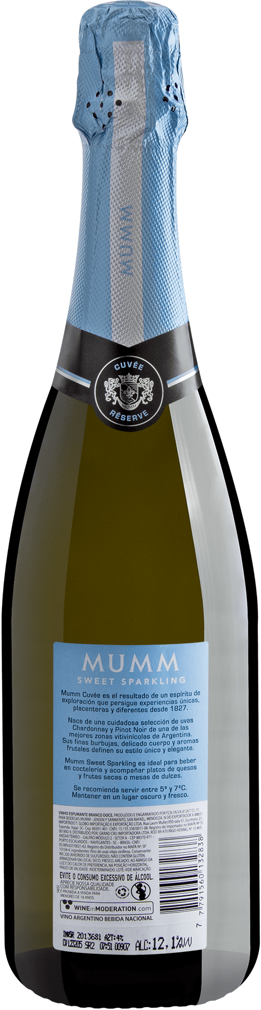 Mumm Cuvée Réserve Sweet Sparkling  2