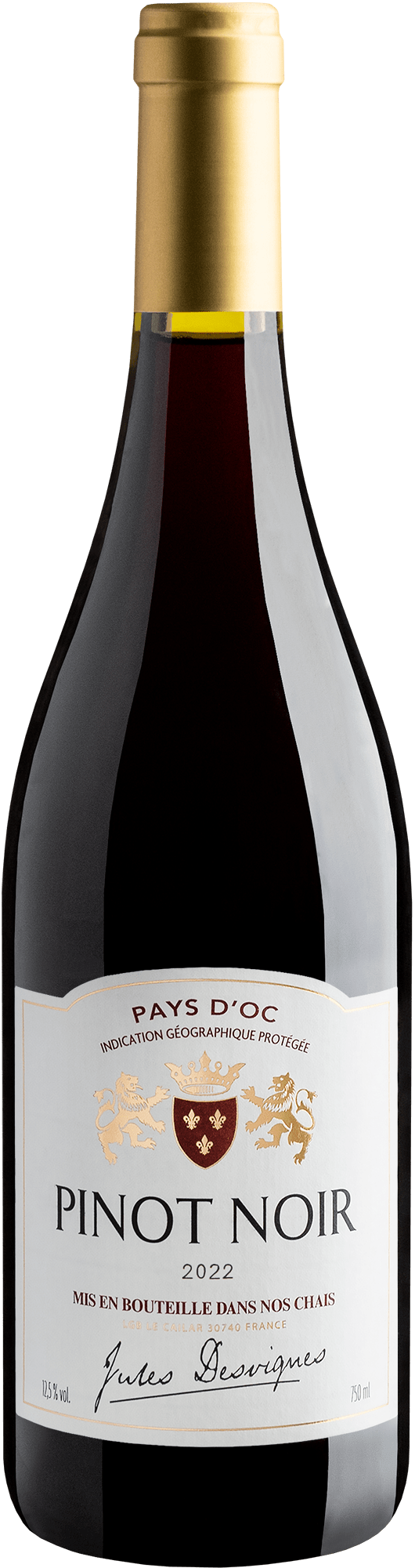 Jules Desvignes Pinot Noir Pays d'Oc IGP 2022
