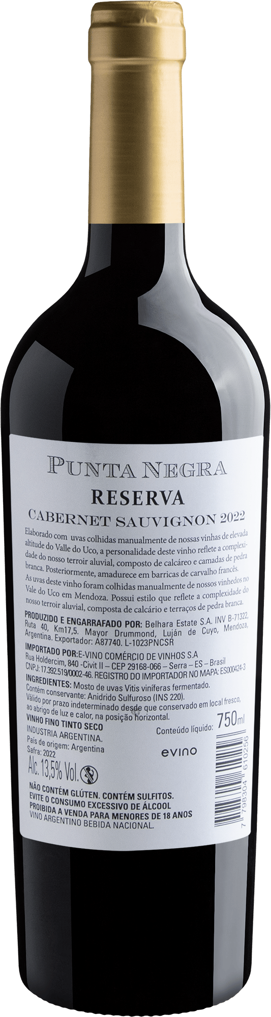 Punta Negra Reserva Cabernet Sauvignon Single Vineyard 2022 2