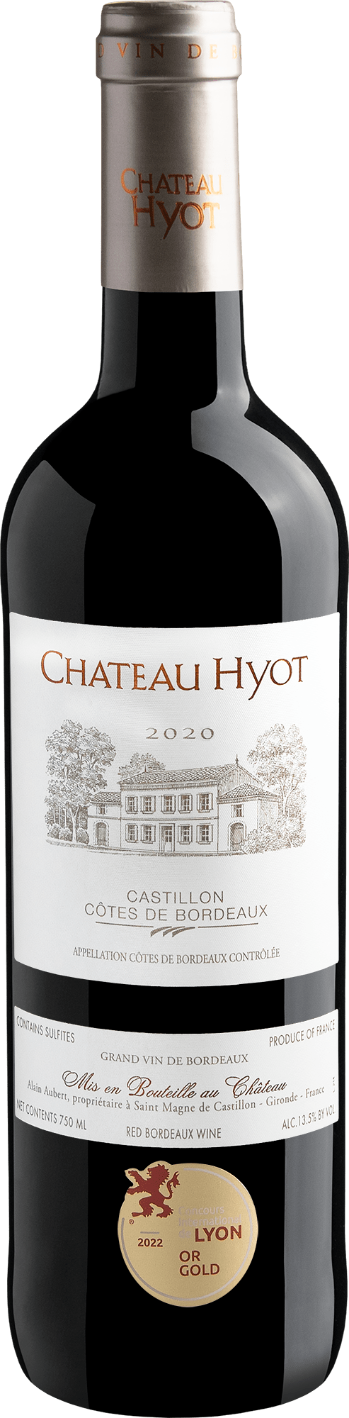Château Hyot Castillon Côtes de Bordeaux AOC 2020