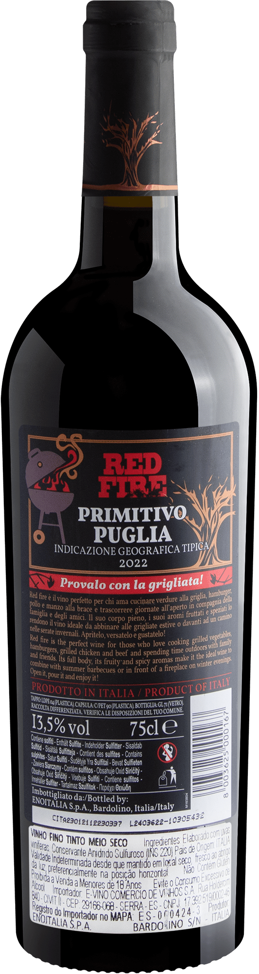 Red Fire Primitivo Puglia IGT 2022 2