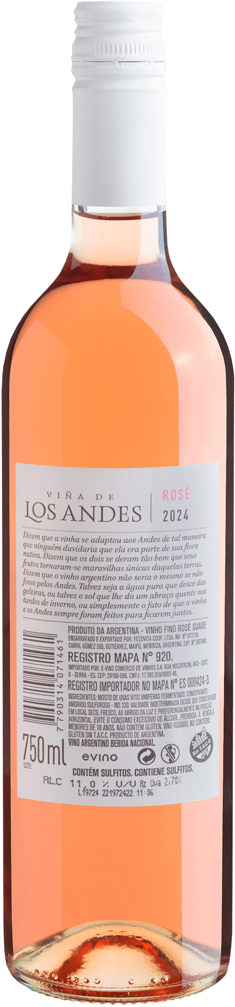 Viña de Los Andes Rosé 2