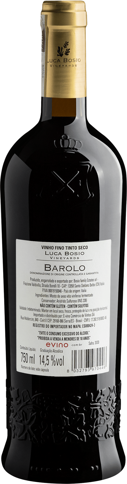 Luca Bosio Vineyards Barolo DOCG 2020 2