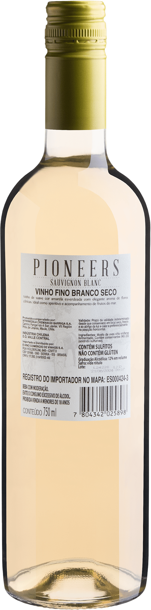 Pioneers Sauvignon Blanc 2