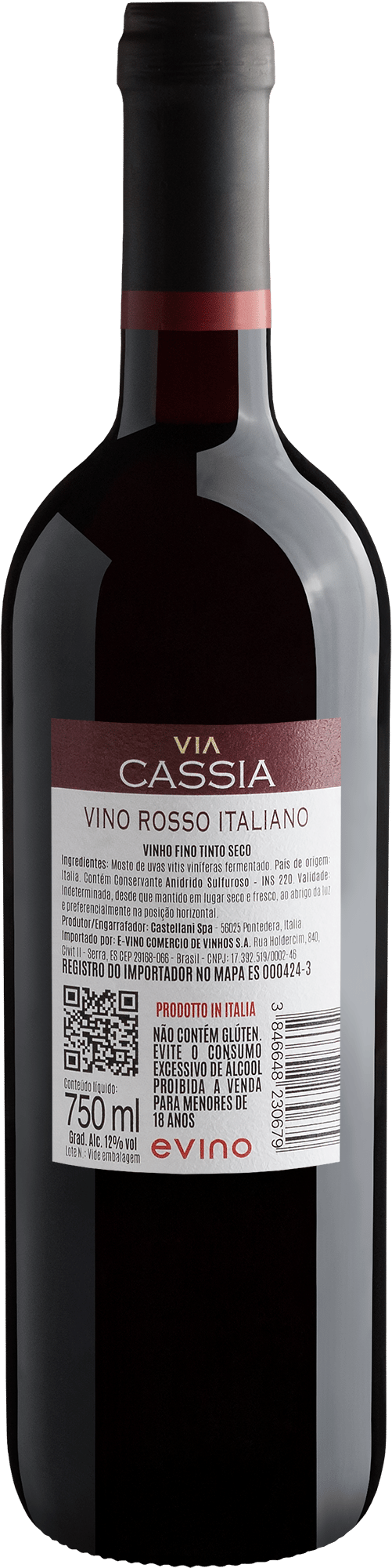 Via Cassia Vino Rosso Italiano 2
