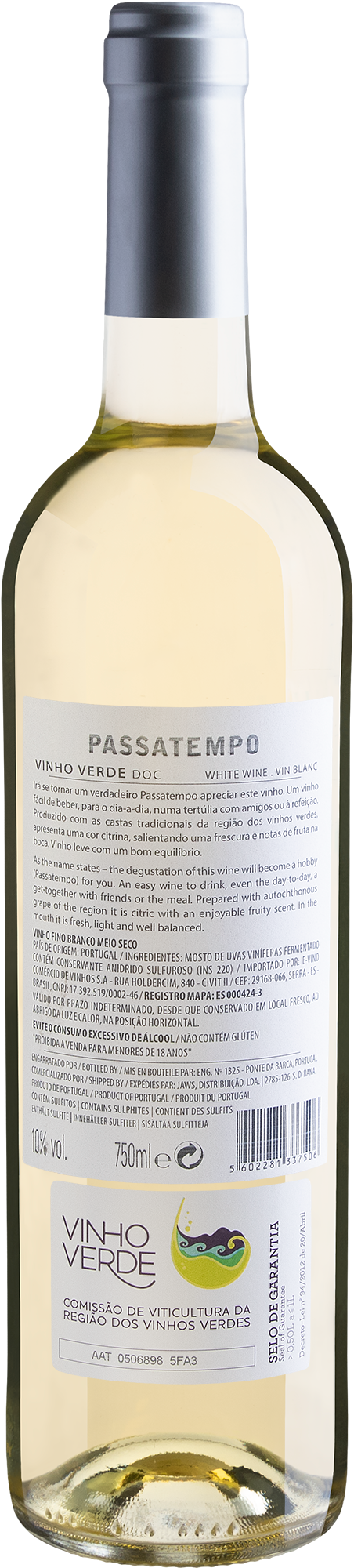 Passatempo Vinho Verde DOC 2
