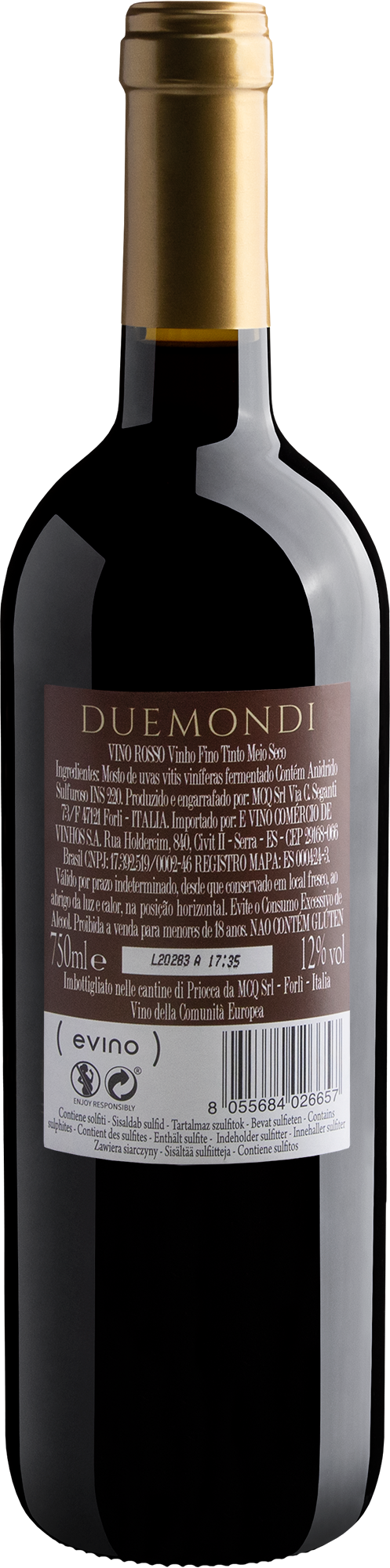 Duemondi Vino Rosso 2