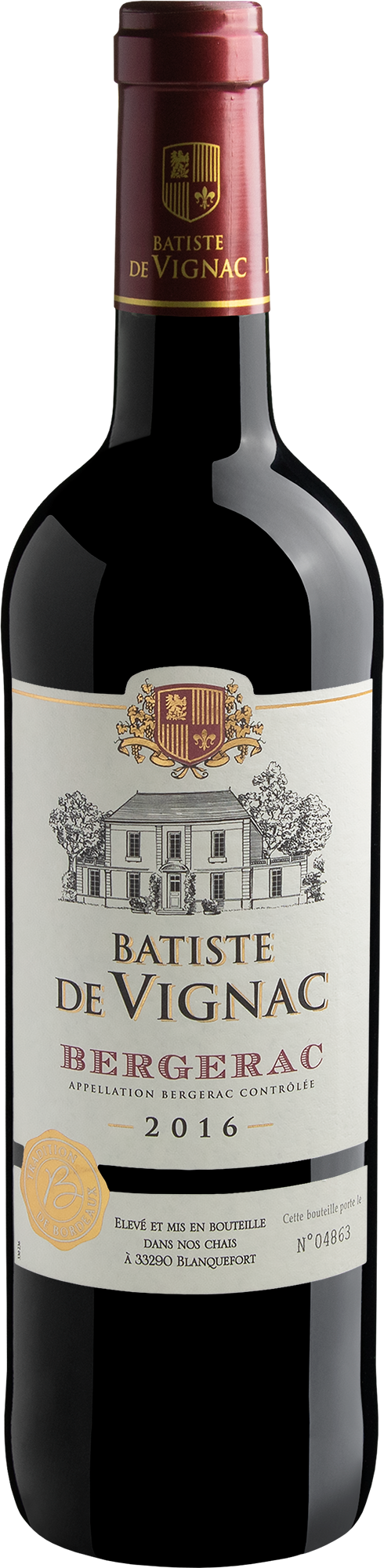 Batiste de Vignac Bergerac AOC 2016