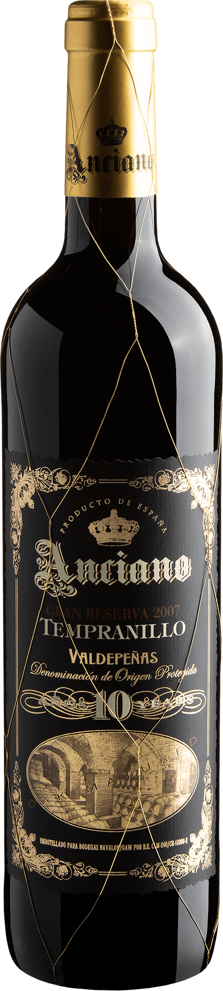 Anciano Gran Reserva 10 years Valdepeñas DOP 2007