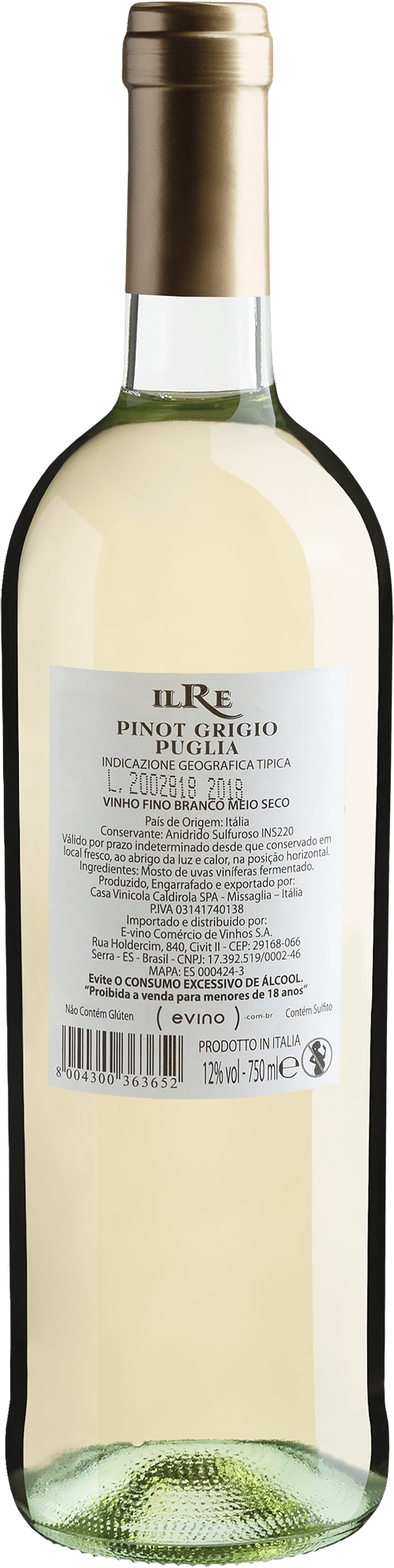 IL Re Pinot Grigio Puglia IGT 2018 2