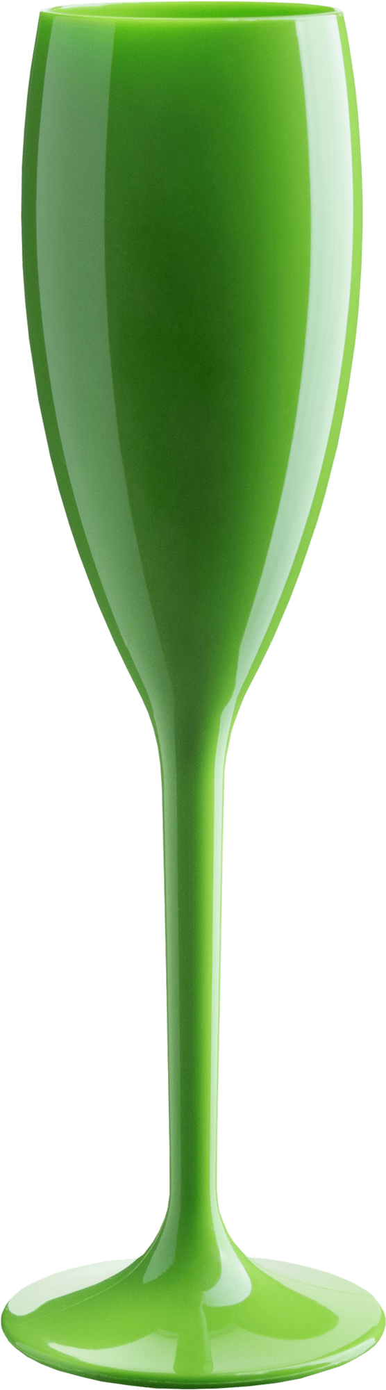 Taça Espumante Acrílico Verde