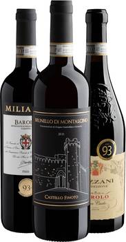 Kit Clássicos Italianos 93+ Pontos | 1 Brunello di Montalcino + 2